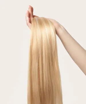 Beach Blonde Highlighted, 12" Seamless Clip-In Hair Extensions, P613/18 | 140g