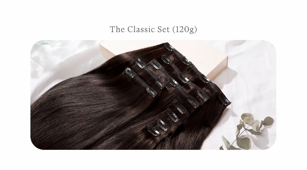 Beach Blonde Highlighted, 20" Classic Clip-In Hair Extensions, P613/18 | 120g