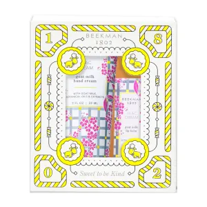 Beekman Lip Balm & Hand Cream Set - Lilac Dream