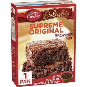 Betty Crocker Delights Supreme Original Brownie Mix, 16 oz.