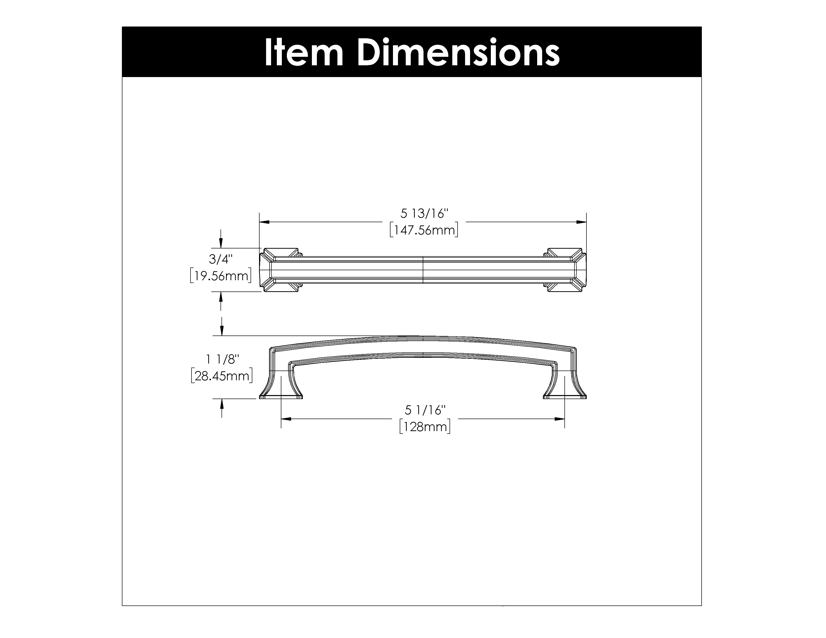 Bridges Pull, 128mm C/C - CTG4429