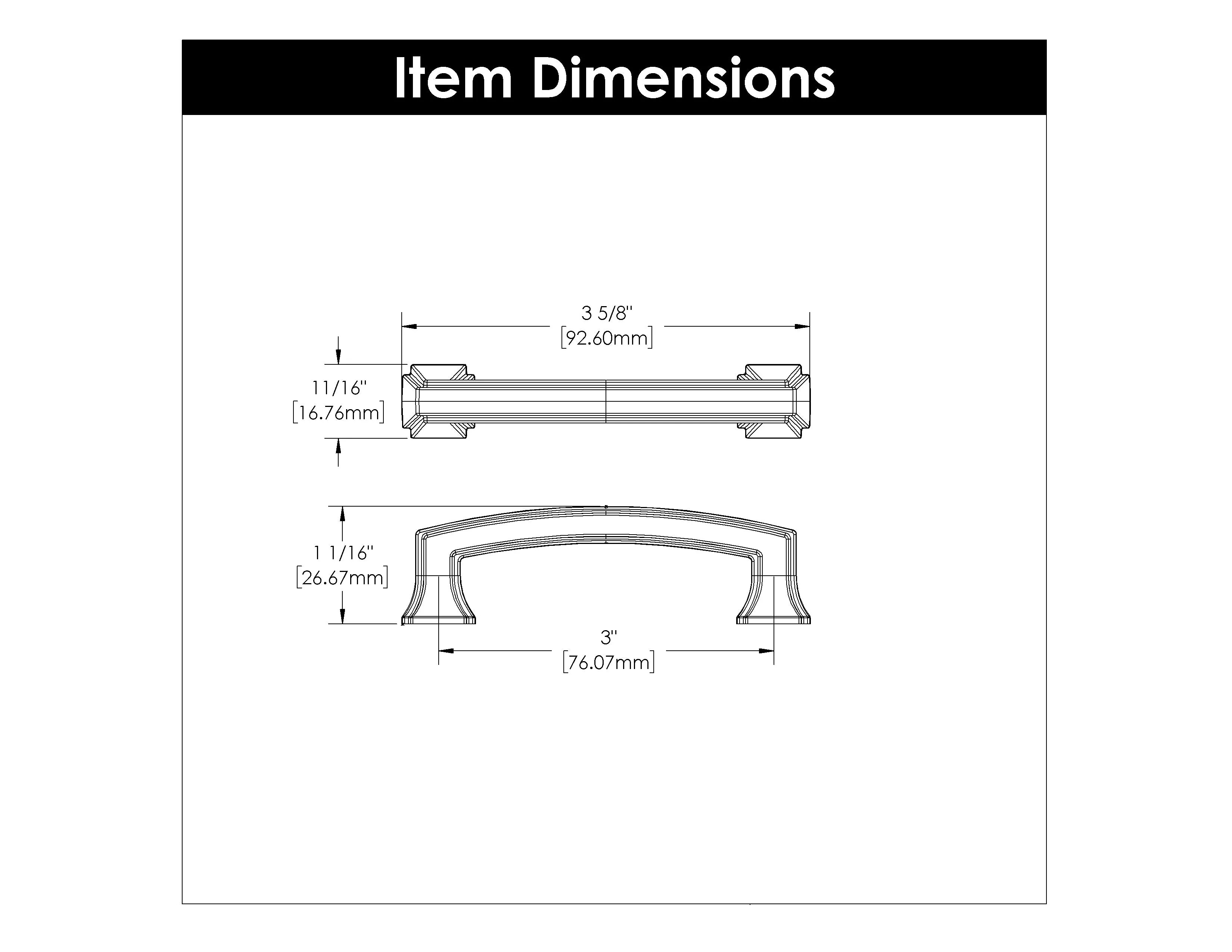Bridges Pull, 3" C/C - CTG4420