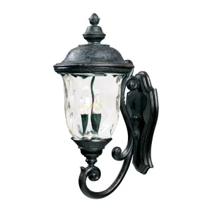 Carriage House VX 26 in. 3 Lights upward Outdoor Wall Light Bronze Finish