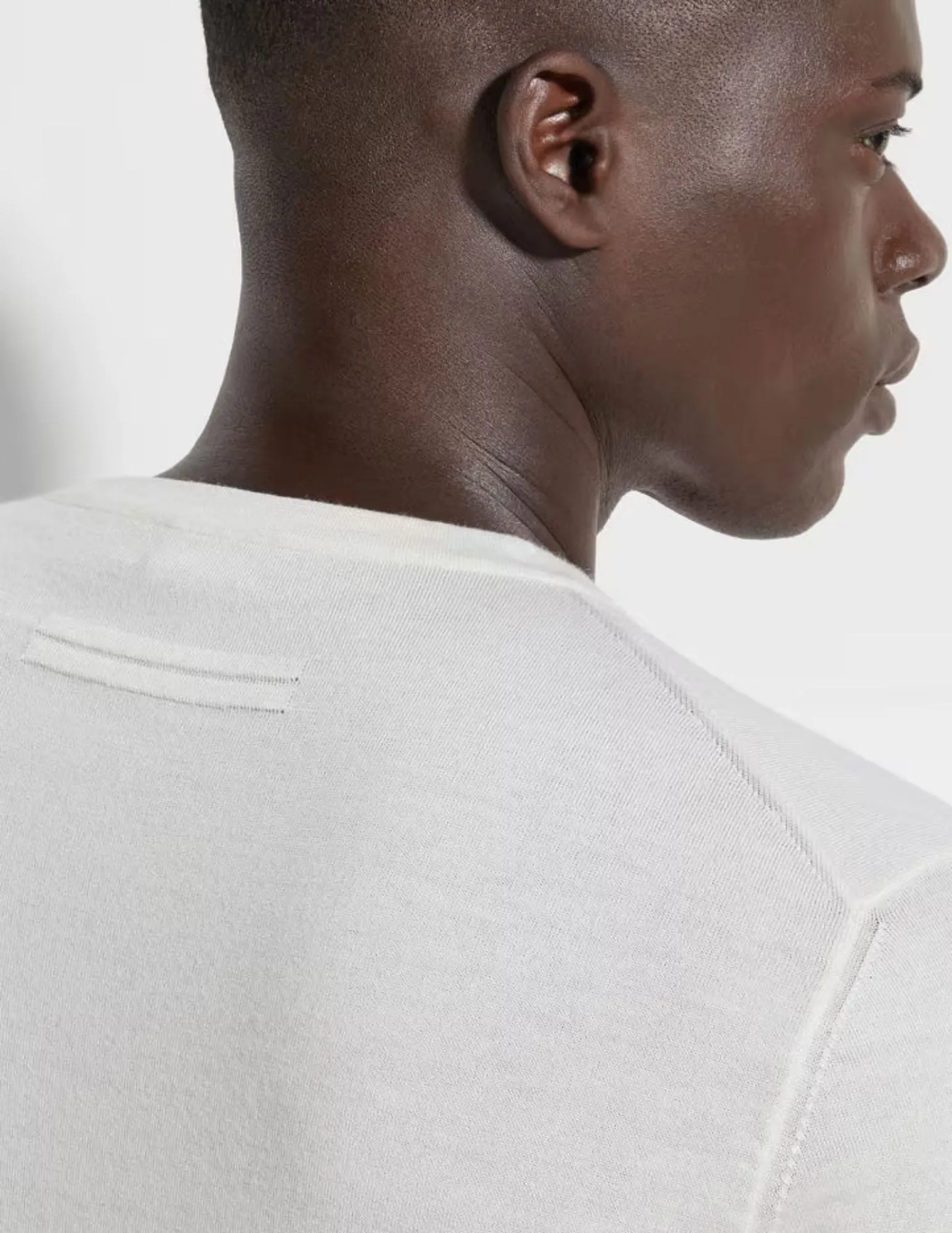 Cashseta Crewneck | White Melange