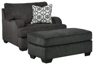 Charenton Chair & Ottoman Set