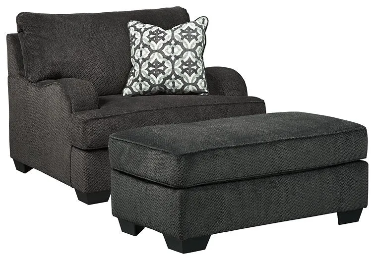 Charenton Chair & Ottoman Set