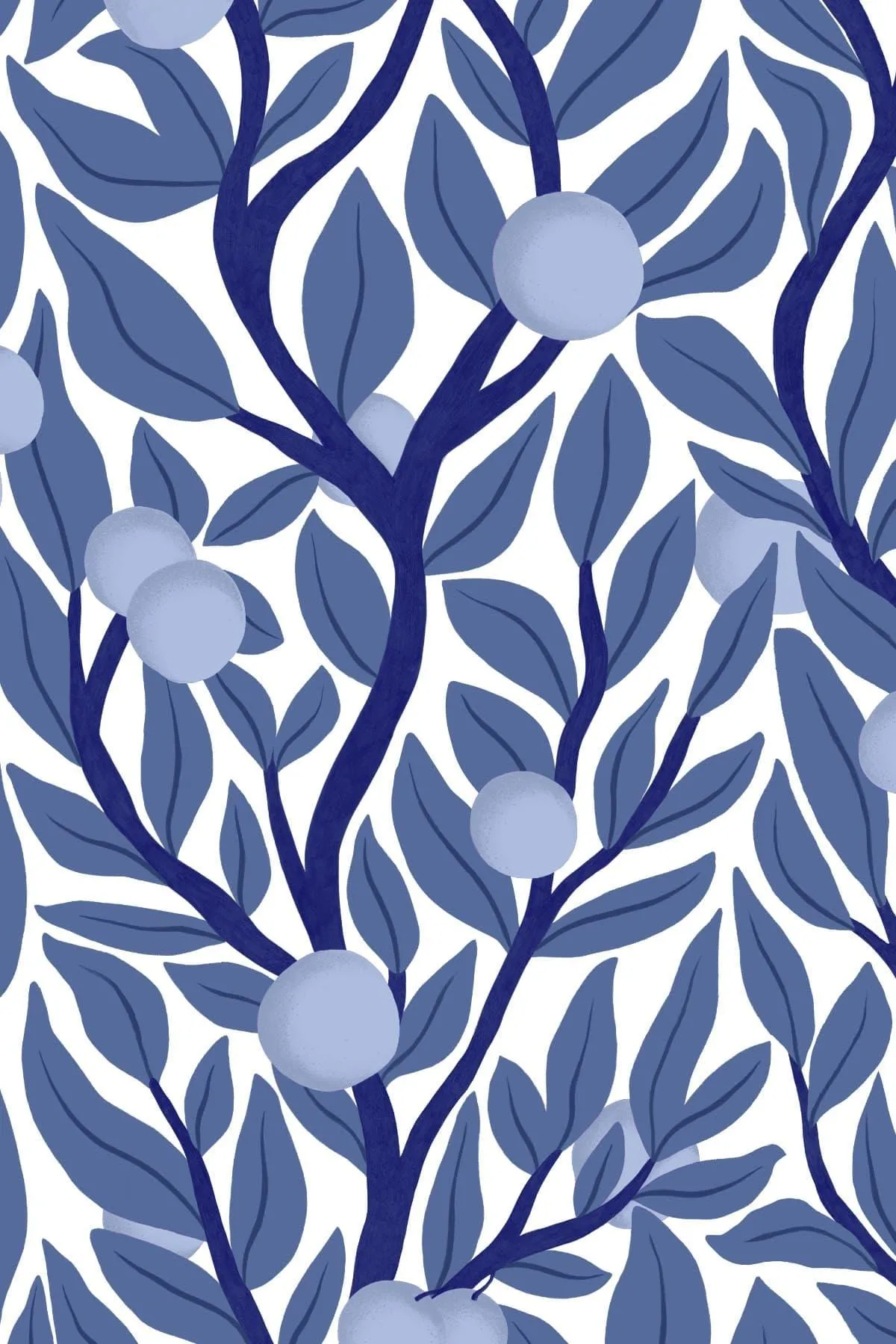 Citrus Tree Blue