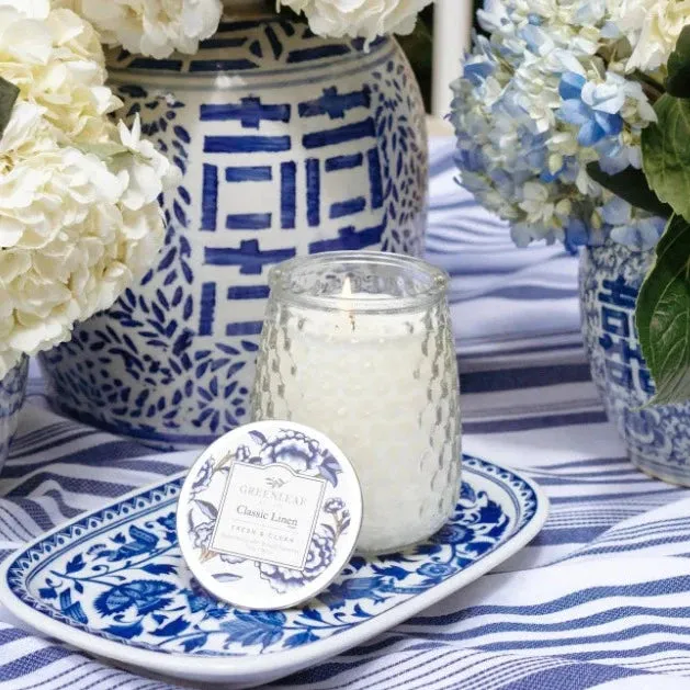 Classic Linen Large Signature Candle