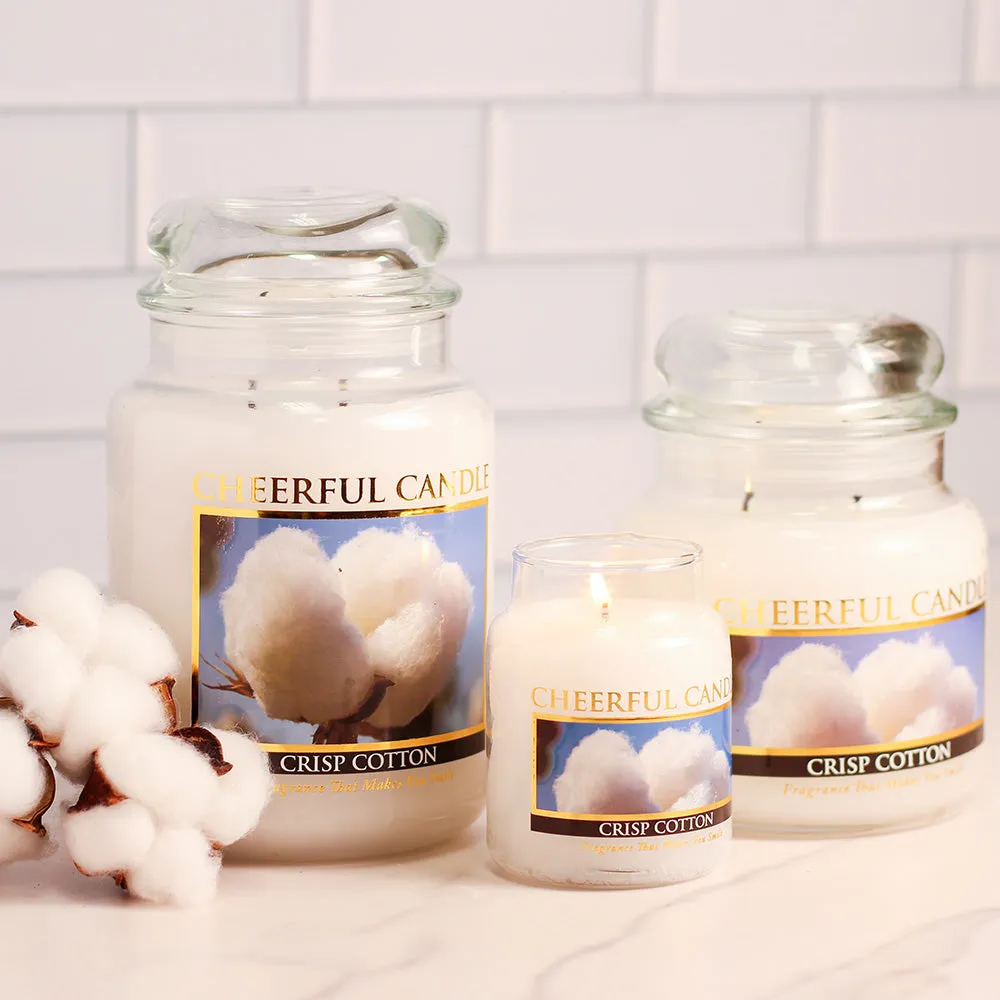 Crisp Cotton - 16 oz Cheerful Candle
