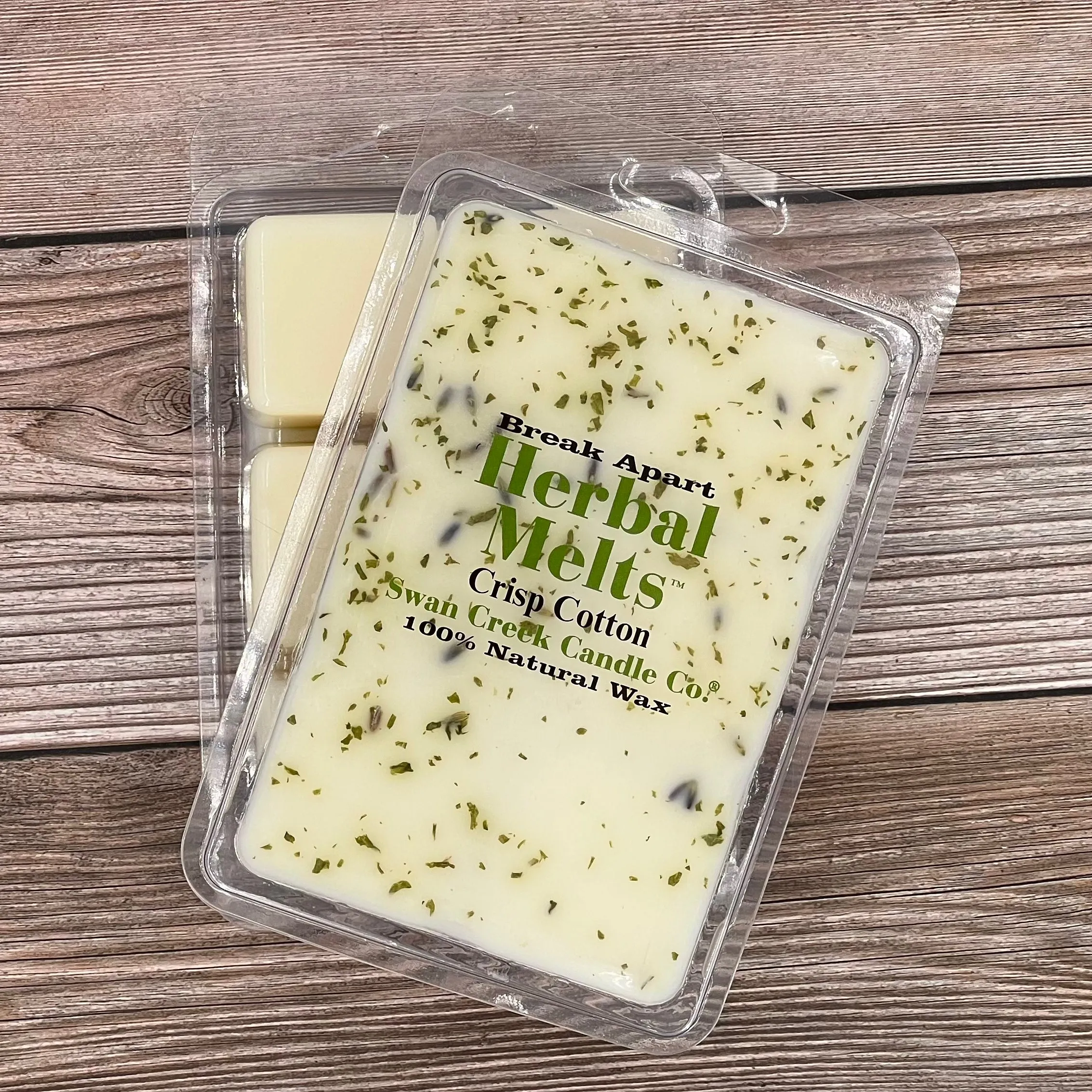 Crisp Cotton 5.25oz Drizzle Melts by Swan Creek Candle