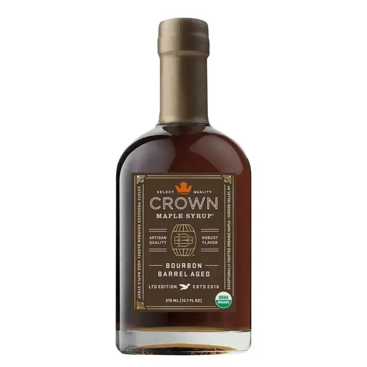 CROWN MAPLE - BOURBON BARREL AGED MAPLE SYRUP (ORGANIC)