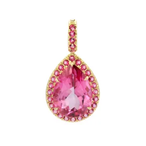 Dewdrop 18K Gemstone Pendant