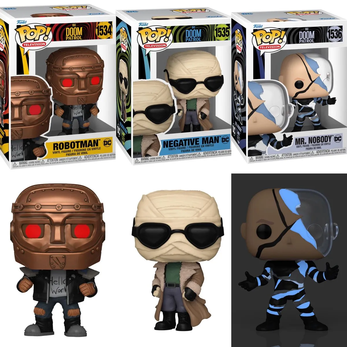 Doom Patrol Funko Pop! Vinyl Figure Bundle