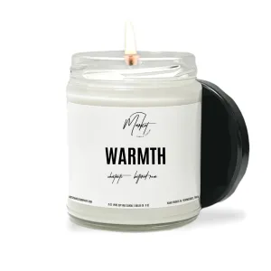 FALL WHITE LABEL - WARMTH SOY CANDLE - WHOLESALE
