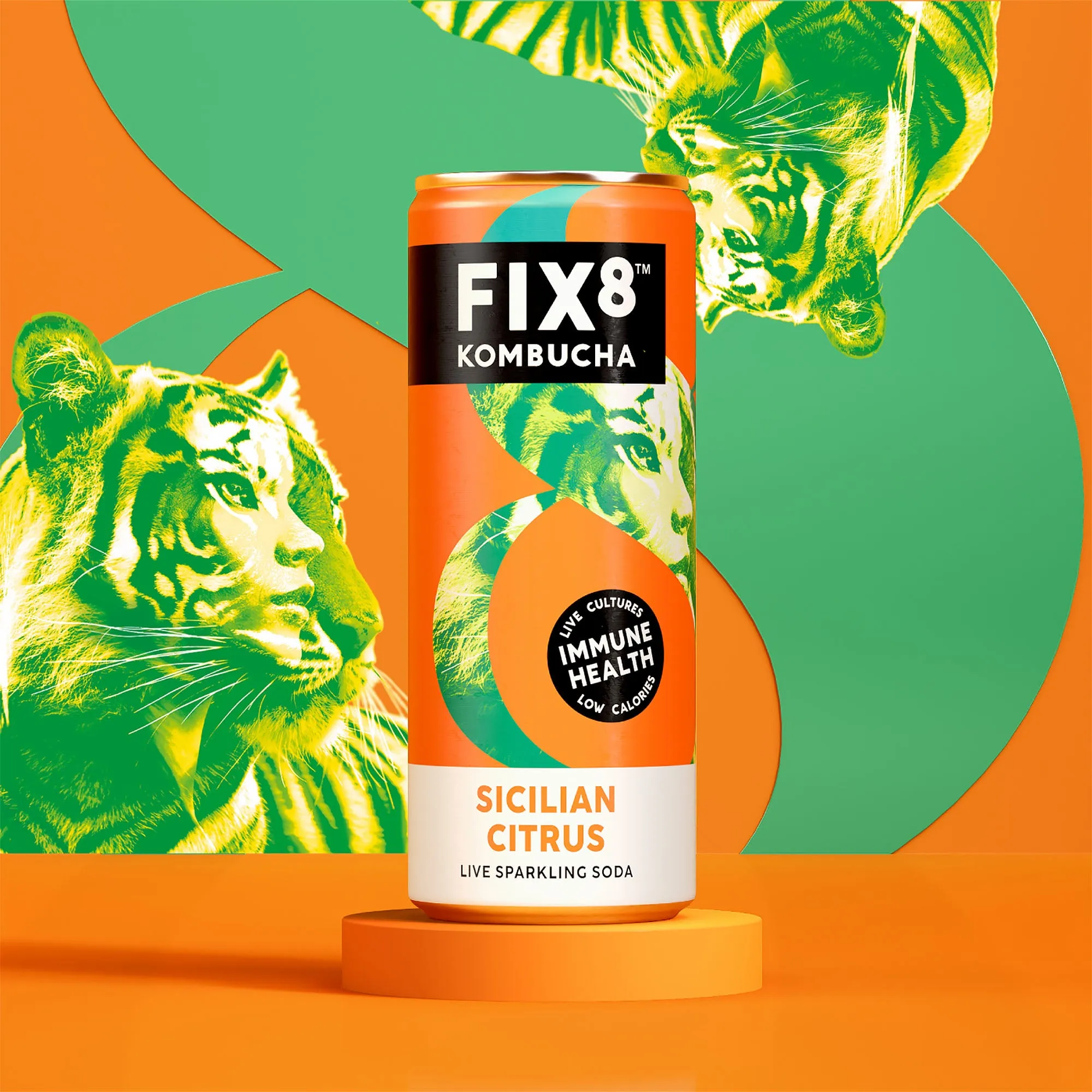 Fix8 Sicilian Citrus Kombucha 250ml