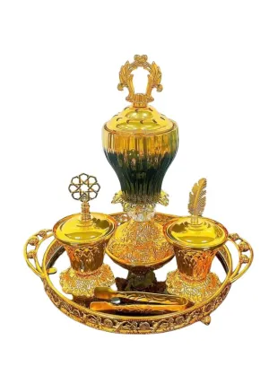 Golden Electric Luxury Essence Burner  - Exquisite Aromatherapy and Home Fragrance for High-End Living