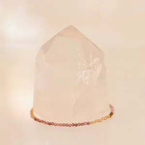 Grade AAA Multi-Color Tourmaline Dainty Bracelet
