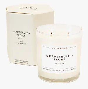 Grapefruit and Flora Candle