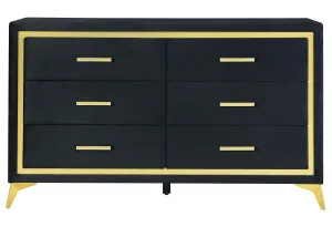 Kingdom Black Dresser - Sophisticated Storage