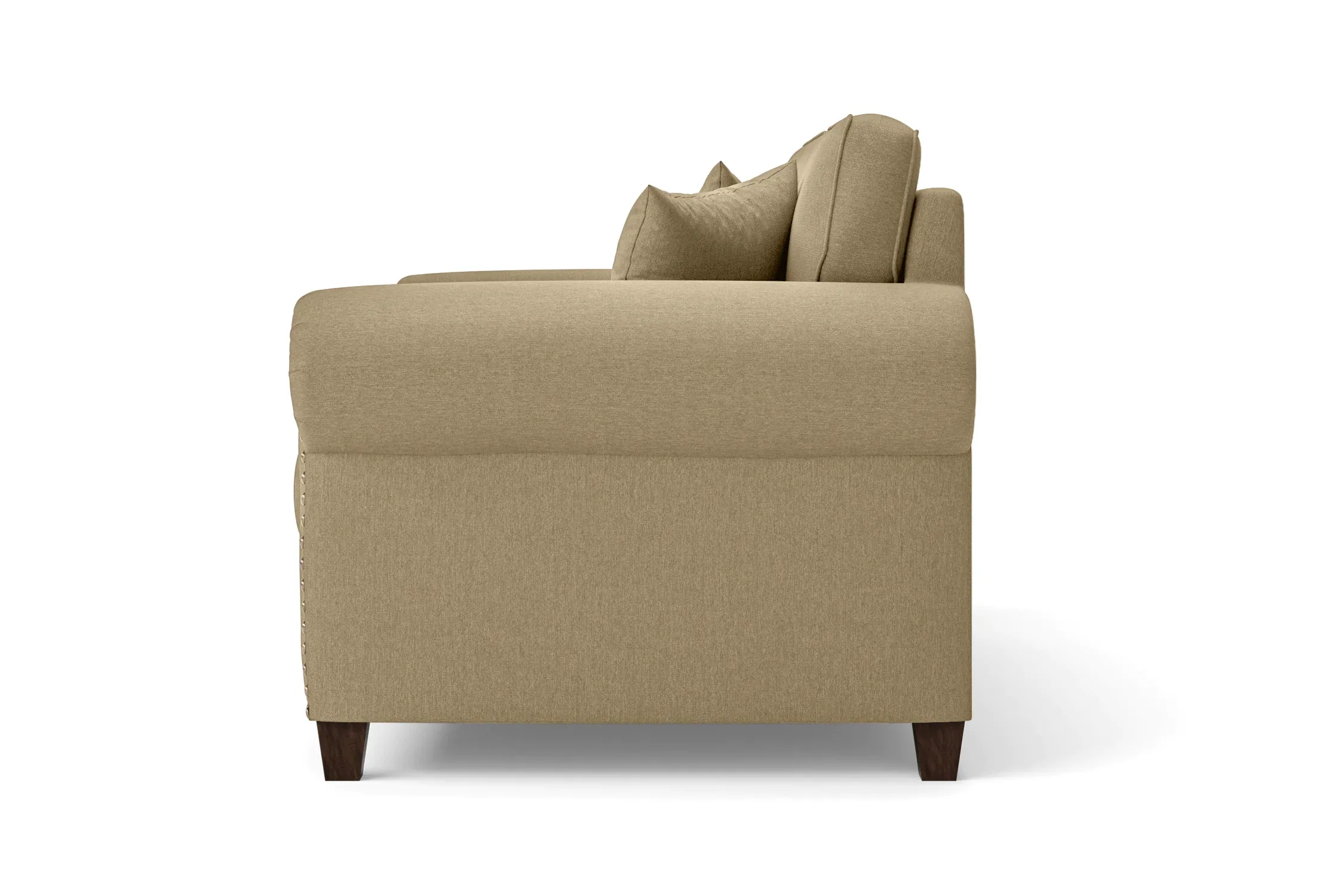 Marano 3 Seater Sofa Beige Linen Fabric