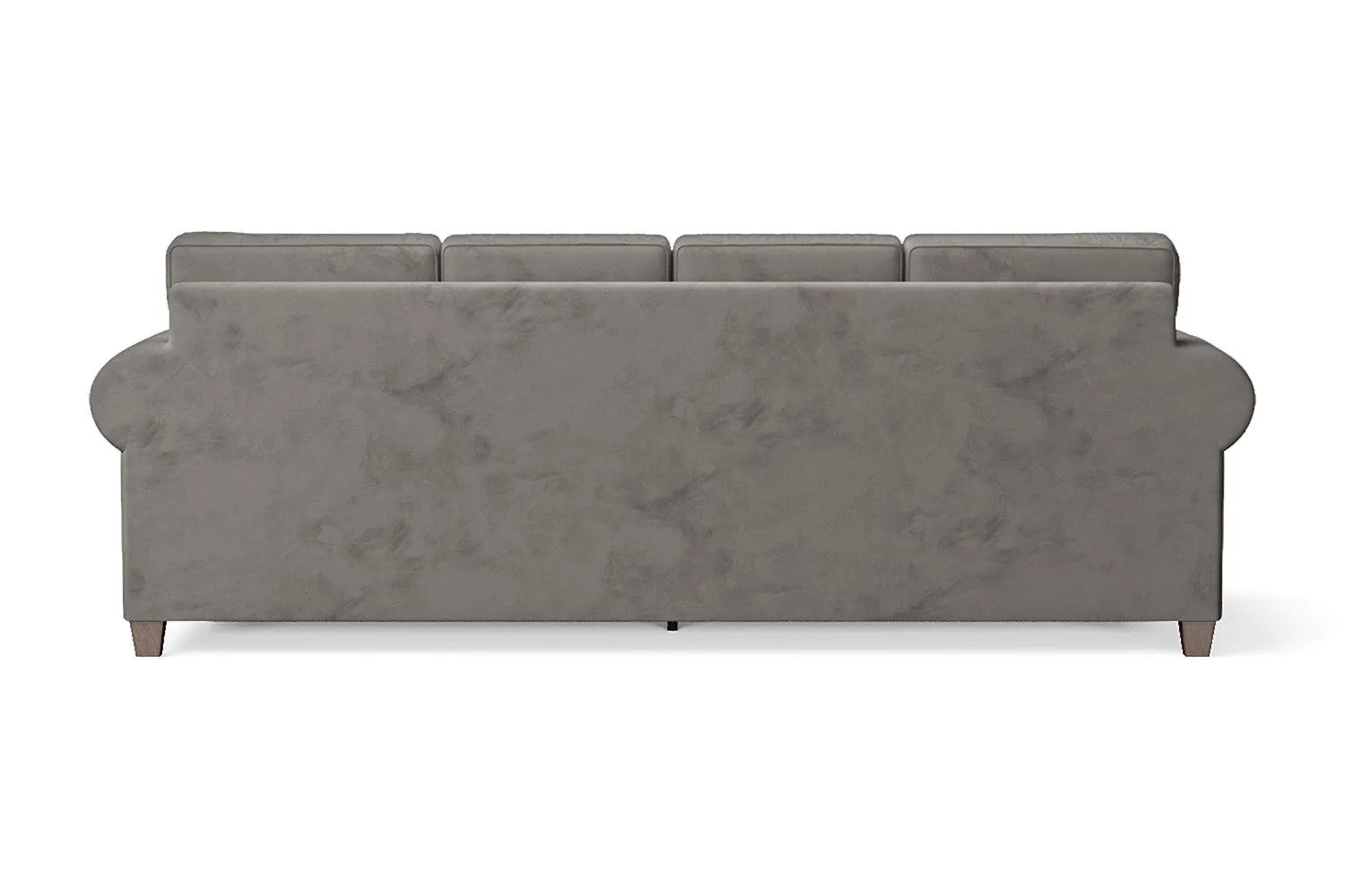 Marano 4 Seater Sofa Grey Velvet