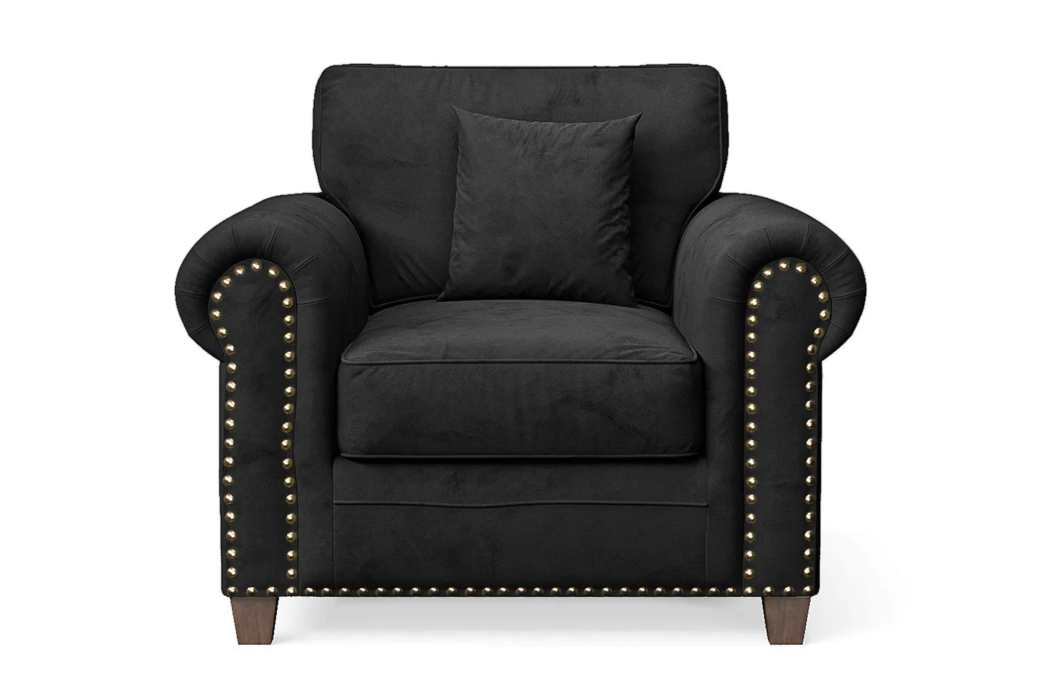 Marano Armchair Black Velvet