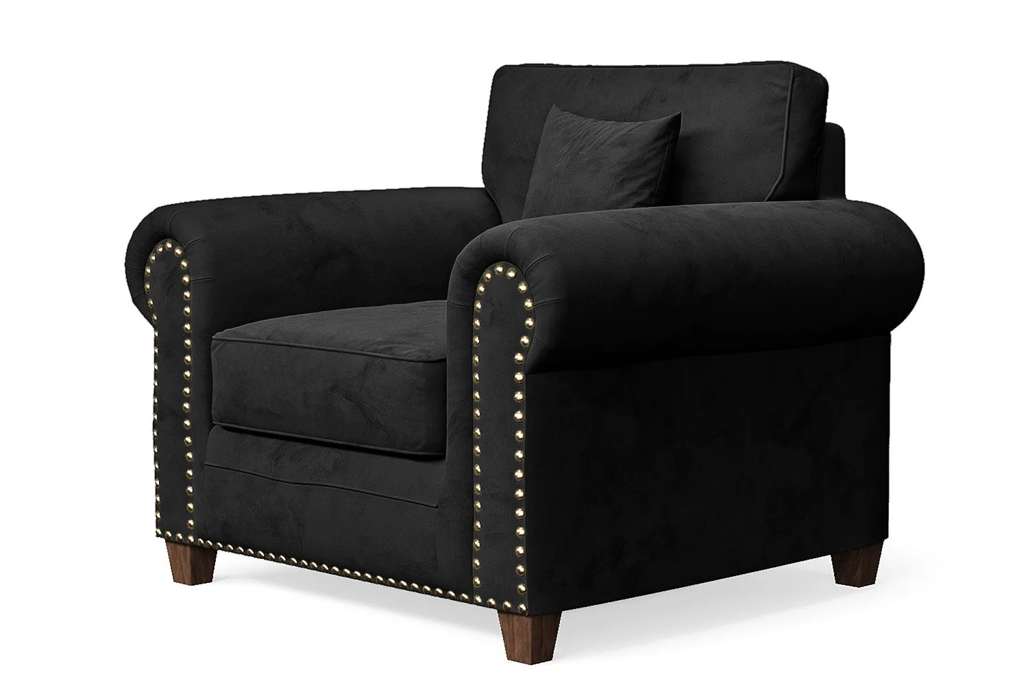 Marano Armchair Black Velvet