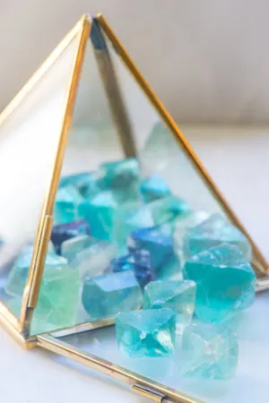 Natural Fluorite Octahedron