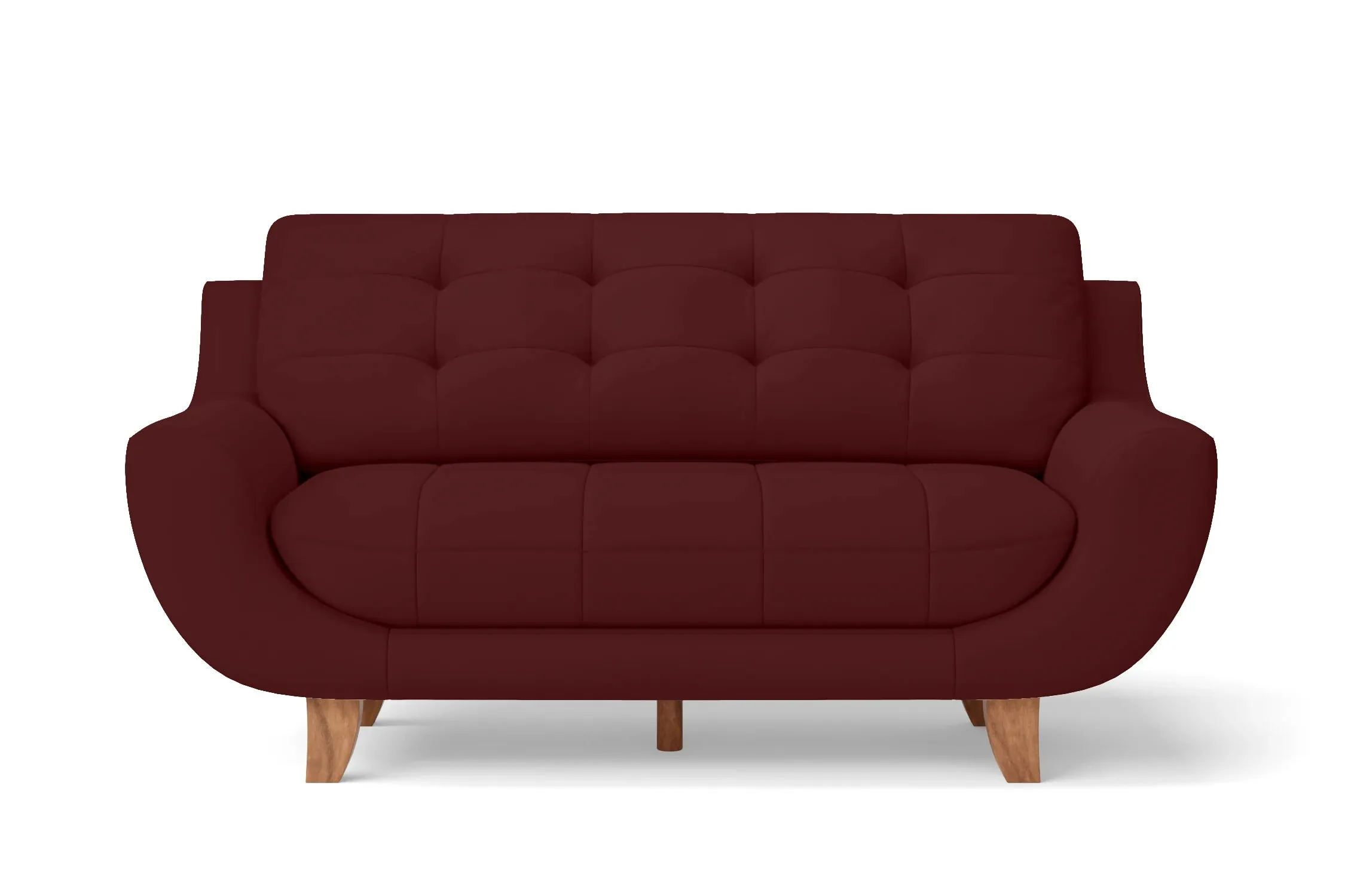 Perugia 3 Seater Sofa Red Leather