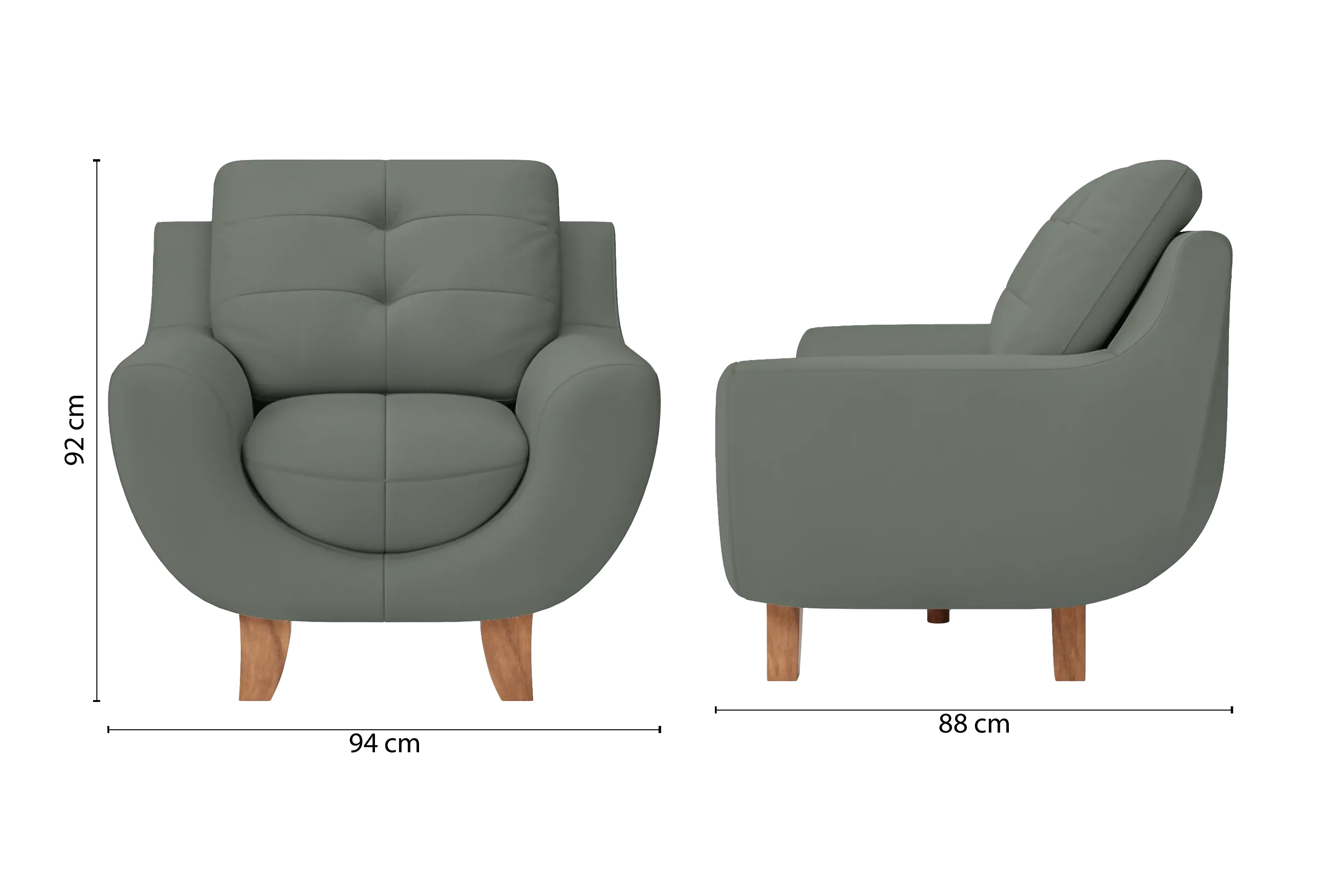 Perugia Armchair Lush Leather