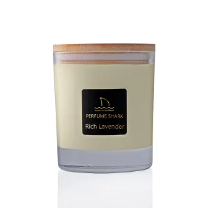 Rich Lavender Candle - With Similar Fragrant Notes to Creed Bois Du Portugal
