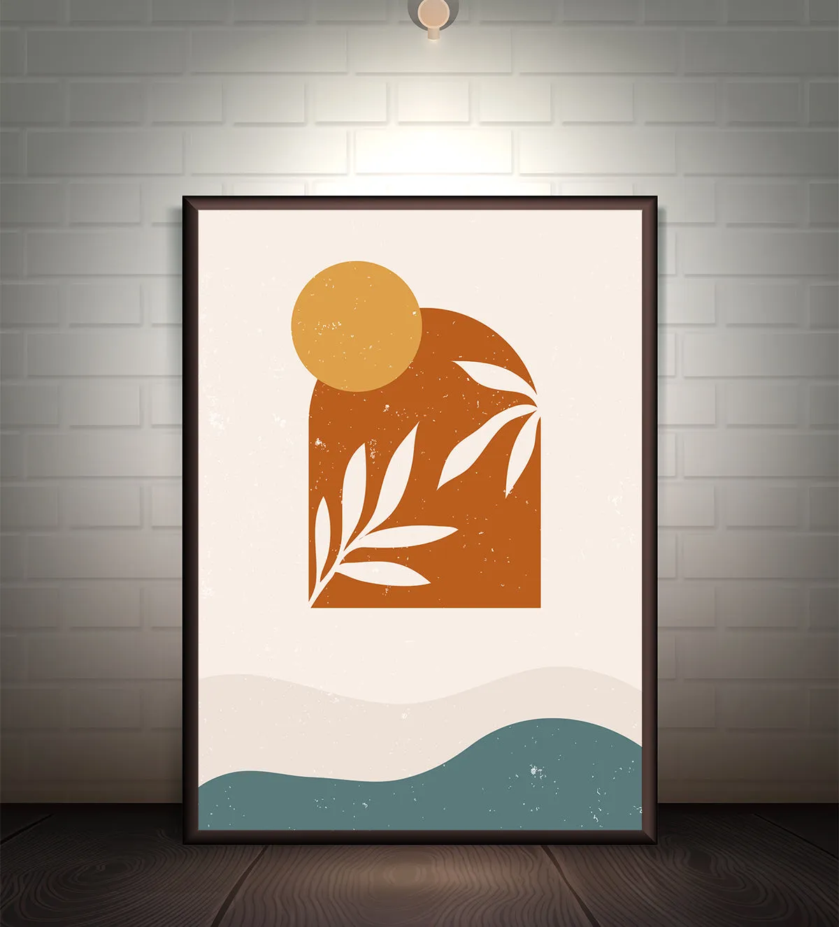 Serenity in Simplicity: A Minimalist Nature-Inspired Artwork