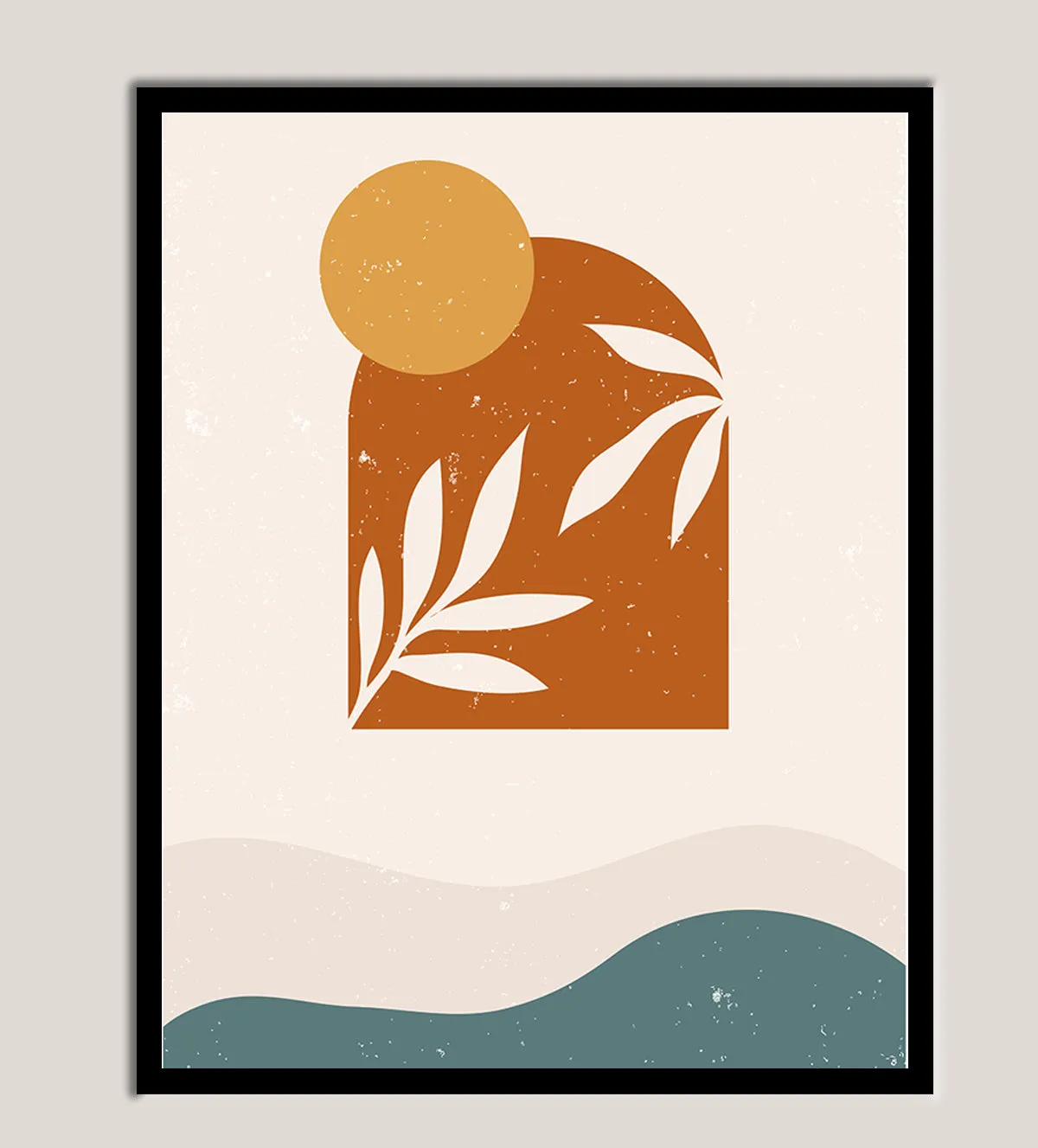 Serenity in Simplicity: A Minimalist Nature-Inspired Artwork