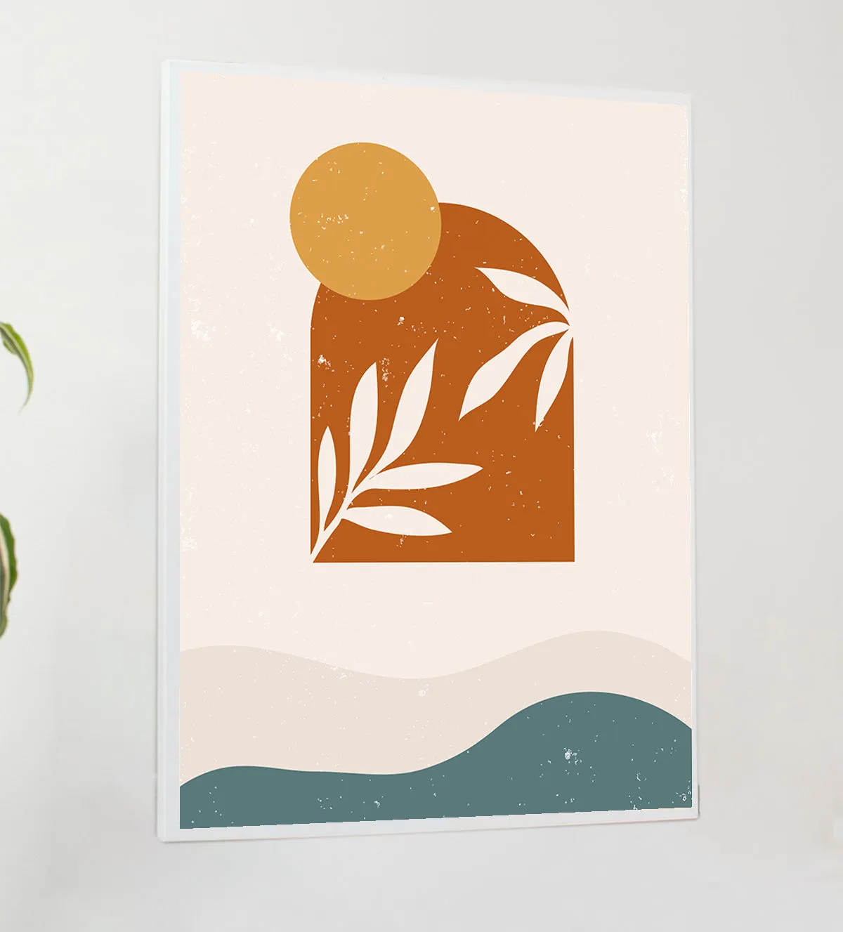 Serenity in Simplicity: A Minimalist Nature-Inspired Artwork