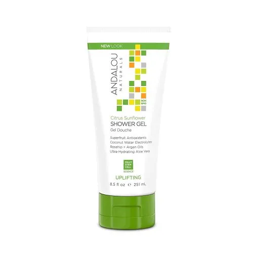 Shower Gel Citrus Sunflower Uplifting, 8.5 Oz By Andalou Naturals
