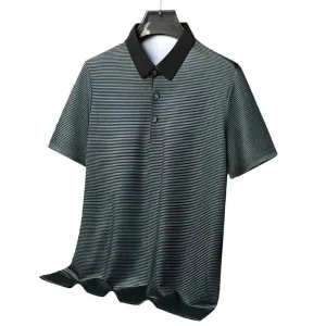 Sophisticated Summer Checkered Short Sleeve Polo