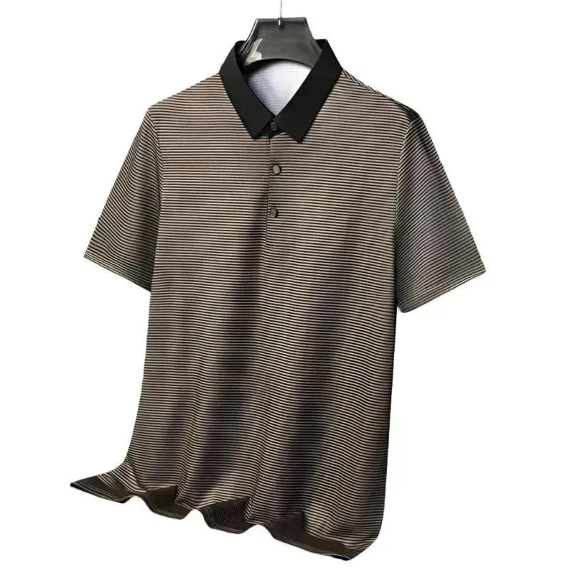 Sophisticated Summer Checkered Short Sleeve Polo