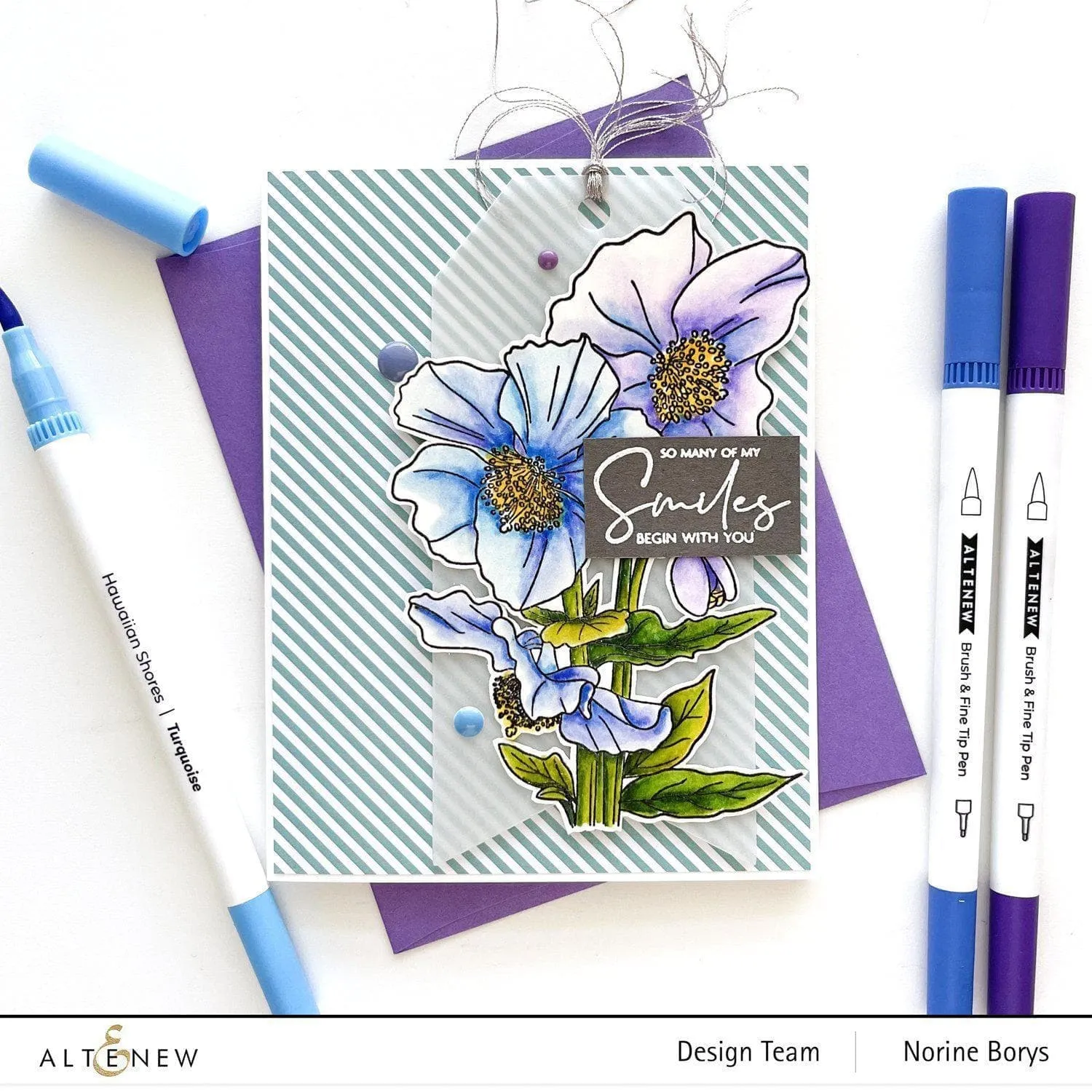 Summer Travel Dual Tip Pen Bundle