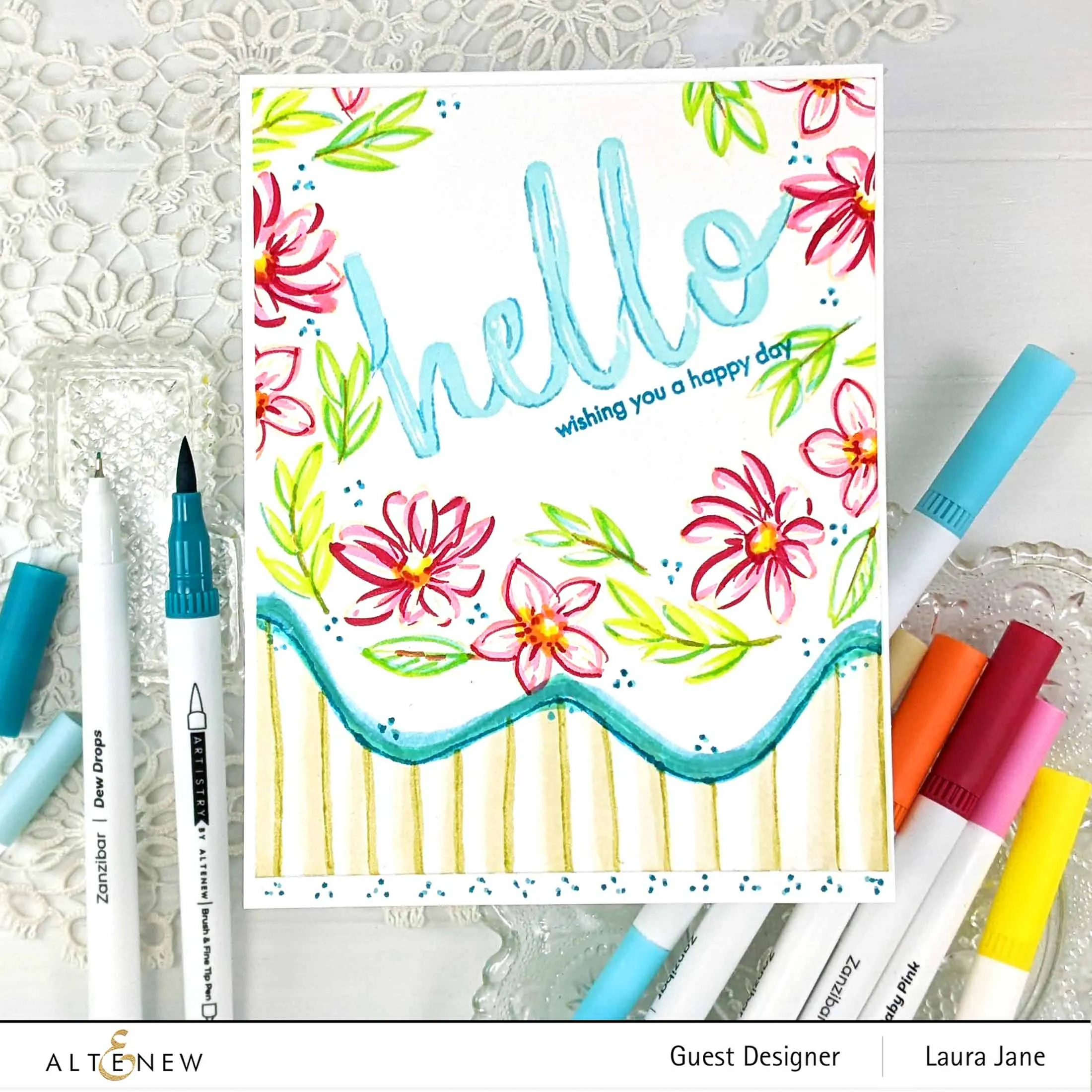 Summer Travel Dual Tip Pen Bundle