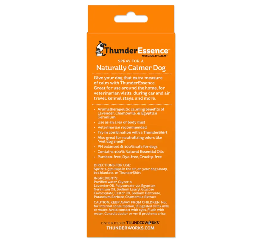 ThunderWorks ThunderEssence Calming Essential Oil Spray for Dogs