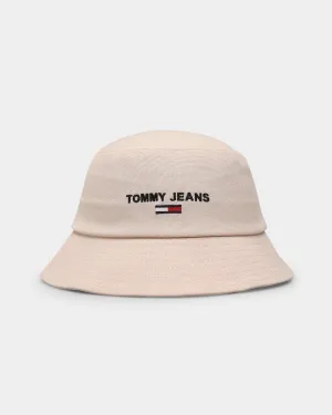 Tommy Jeans Sport Natural Bucket Hat Beige