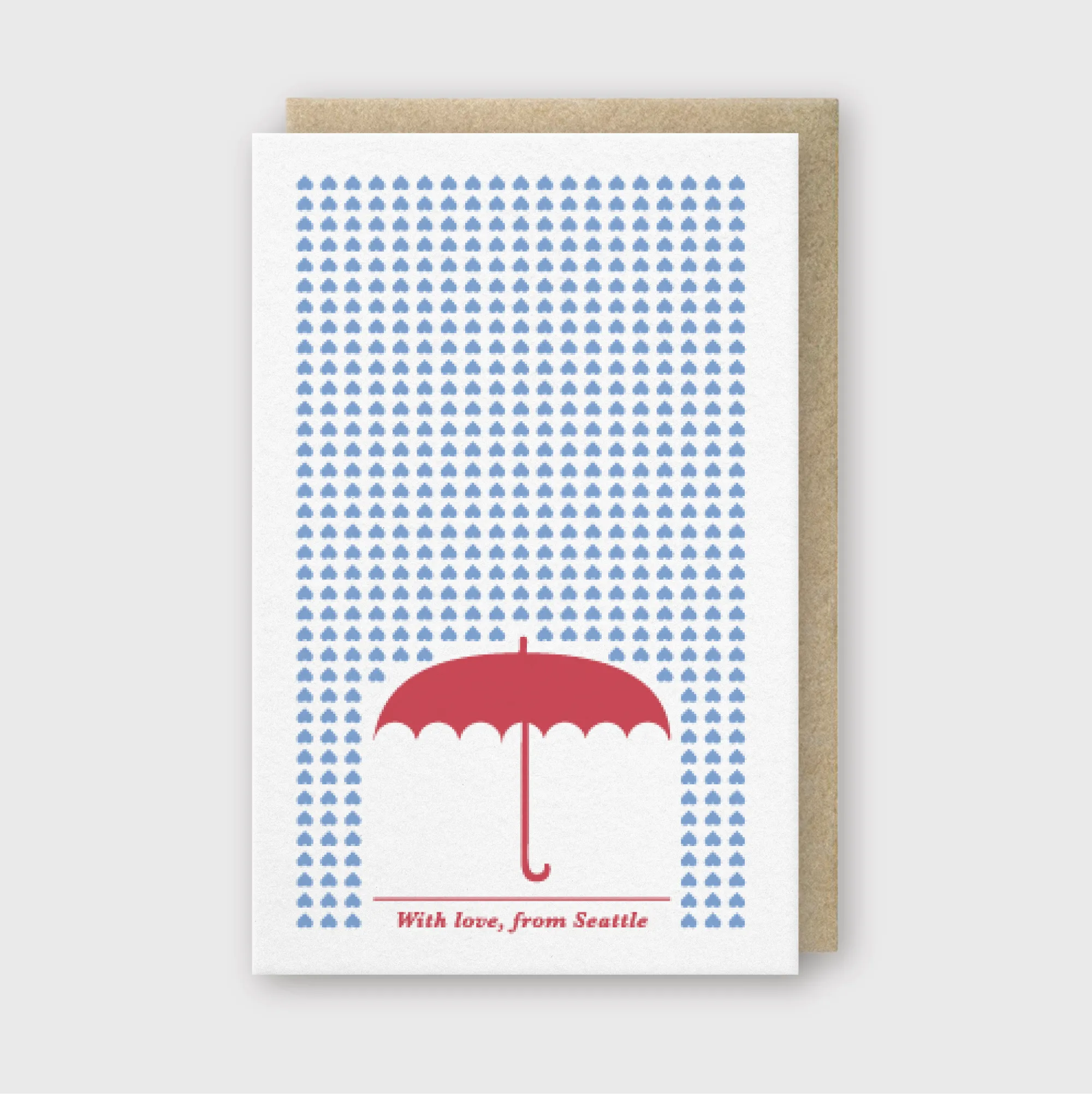With Love From Seattle Greeting Card